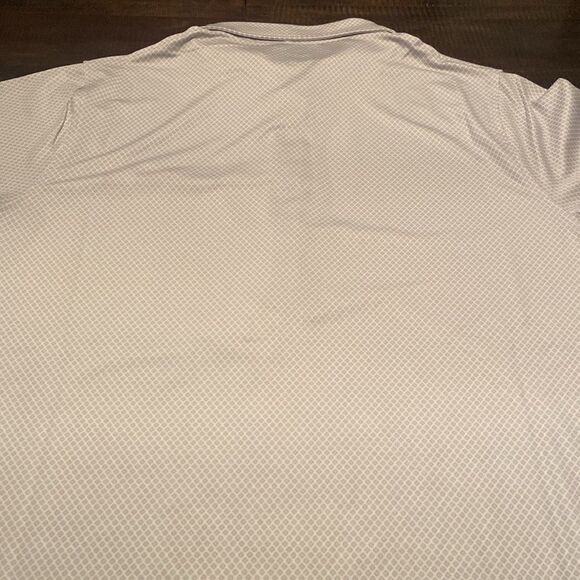 Women’s American Airlines White Polo work shirt gray diamond design size large - Picture 8 of 8